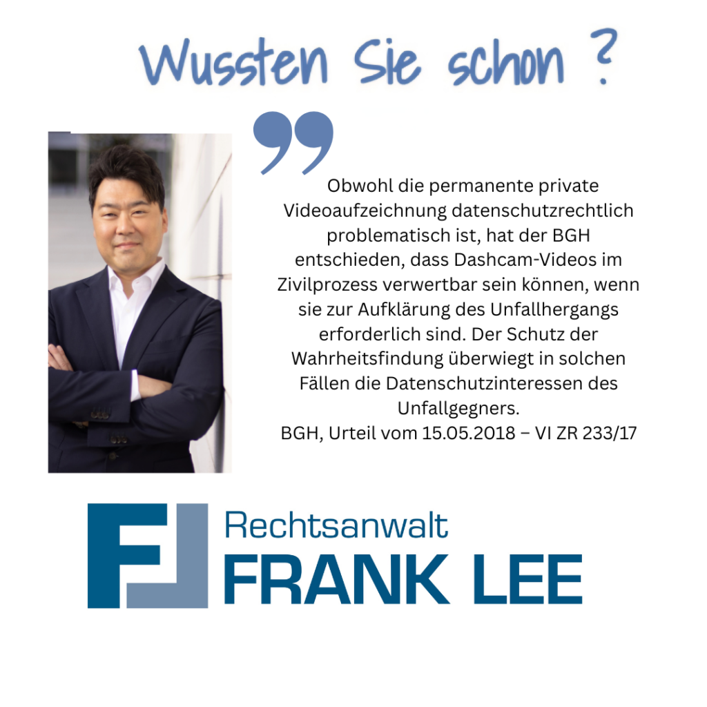 Unfall, Dashcam, Unfall 
